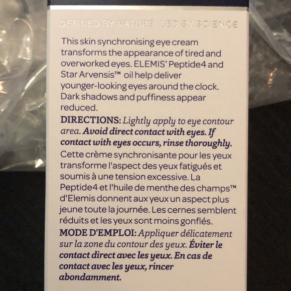 NEW Elemis Peptide4 Antioxidant Hydra-Serum Reviving Eye Cream Dark Circles - Picture 7 of 8